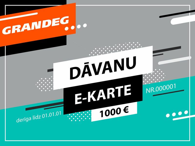 Dāvanu e-karte 1000€