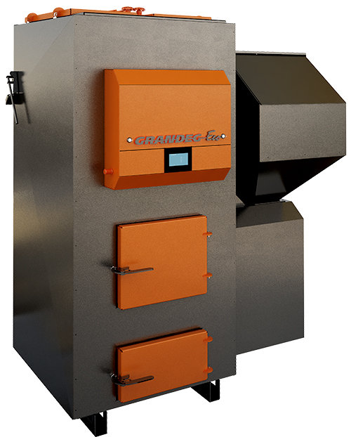 ECO specialized pellet heating boiler; 70, 100 kW