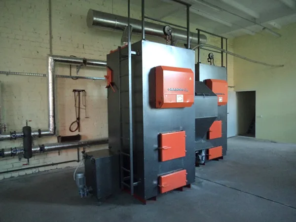 Pellet heating boilers